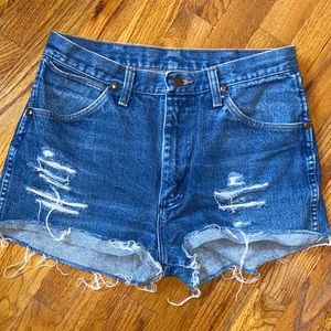 Vintage Wrangler denim shorts